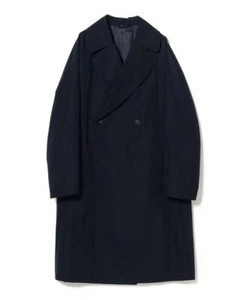 (ASK availability First) BEAMS BRINDISI polyester cotton double-breasted coatnew - Picture 1 of 18