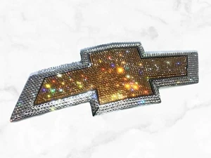 Bling Emblem for CHEVY Chevrolet Bowtie AUSTRIAN CRYSTALS Front Custom Bedazzled - Bild 1 von 13