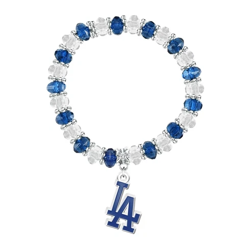 Los Angeles Dodgers Two-Tone Beaded Bracelet Cover