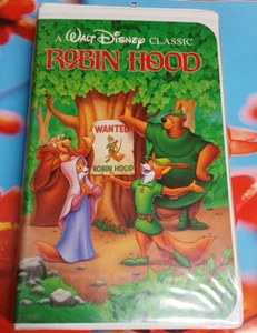 Walt Disney's "Robin Hood" Black Diamond Classic #1189 VHS Tape - Picture 1 of 4