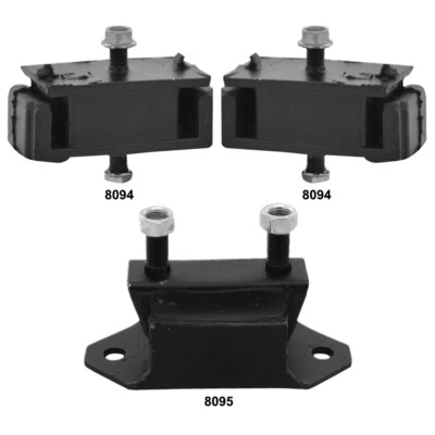 Juego de 3 soportes de motor y transmisión para Mazda B2000, B2200. Foto 1 de 4