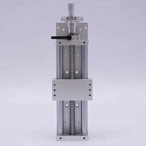 Manual Cross Sliding Table 200MM Linear Rail Slide Stage Actuator Table CNC Mill - Picture 1 of 13