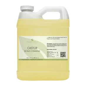 NATURAL CASTOR OIL FOR HAIR GROWTH EYELASHES BEARD COLD PRESSED OR MASSAGE CHART - Picture 1 of 3