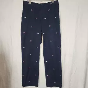 RALPH LAUREN Polo Gr. 32/30 Straight Fit Maritim Flaggen bestickt Hose Herren - Bild 1 von 11