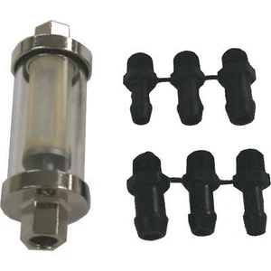 Sierra 18-7790-1 Universal Outboard Fuel Filter Kit 1/4" 5/16" 3/8" Hose Barbs - Imagen 1 de 1