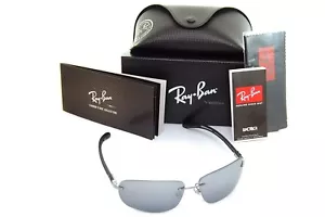 Ray-Ban TECH FIBRA DI CARBONIO POLARIZZATA RB8303 004/82 occhiali da sole uomo NERO CANNA DI FUCILE - Foto 1 di 16