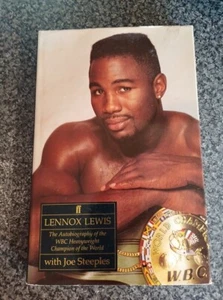 1994 Lennox Lewis Autobiography Of The HBC Heavyweight Champion Of The World - Picture 1 of 3