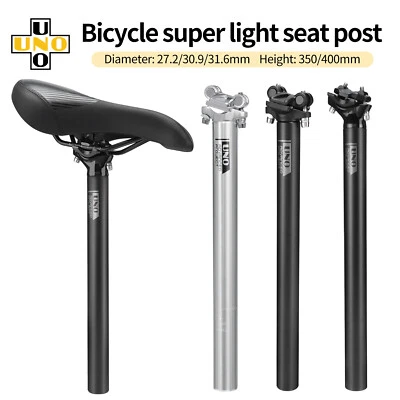 UNO Reggisella MTB Mountain Bike contagocce 25.4/27.2/28.6/30.9/31.6mm 350/400mm - Immagine 1 di 4