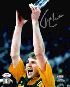 Tom Chambers autographed signed 8x10 photo NBA Seattle SuperSonics PSA COA Suns - Picture 1 of 2