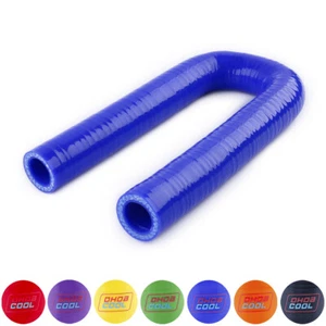 Blue For ID 3/4" (19mm) 180 Degree Elbow U-shaped Bend Silicone Intercooler Hose - Bild 1 von 10