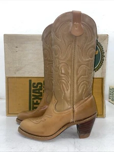 New Women’s Brown Texas Brand Cowboy Boots. 4911 7 M. 18-96 - Picture 1 of 8
