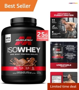 Delicious Whey Chocolate Protein Powder 5lbs - Paleo-Friendly & Sugar-Free - Picture 1 of 8