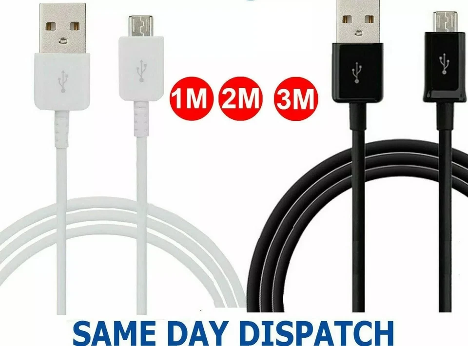 Micro-USB Data Sync Charger Cable Charging Lead For Kindle Fire HD Tablet - Image 1 of 4
