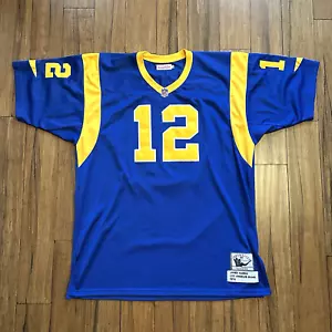 Mitchell & Ness Throwbacks James Harris Los Angeles Rams 1974 #12 Size 56 Jersey - Picture 1 of 15