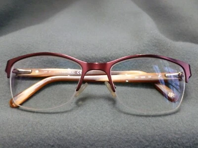 BANANA REPUBLIC Eyeglass Frames GIA 023B Burgundy Red 50 [] 17 130 Flex Hinges - Image 1 of 4