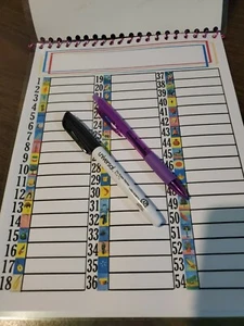 Notebook 30 sheets Loteria Libreta Rifas Familia Reunion fiesta Christmas Party  - Picture 1 of 9