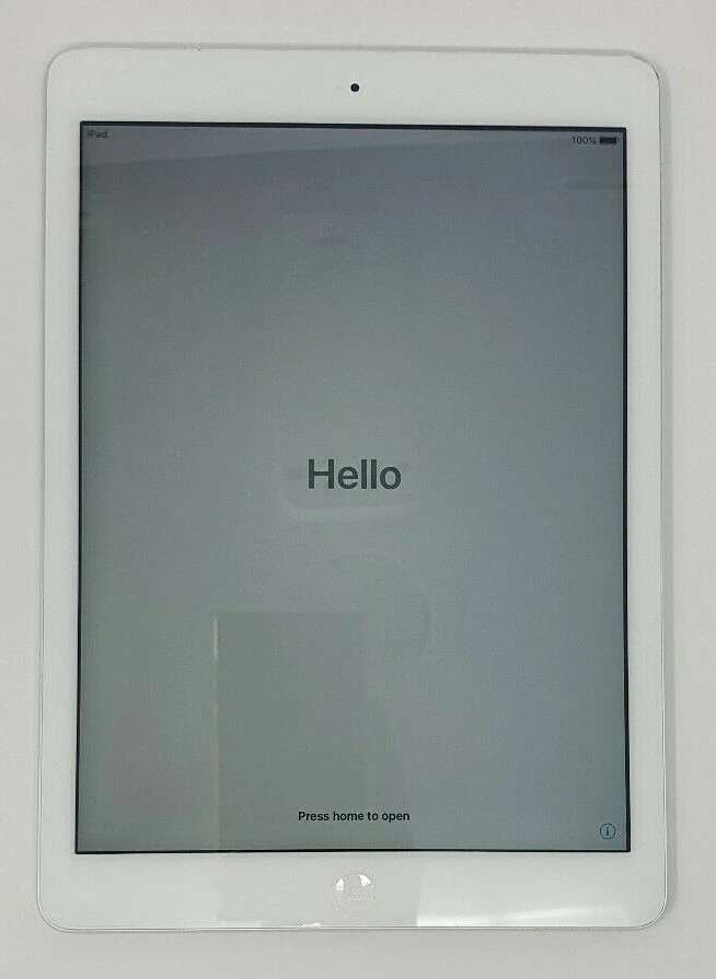 LIMITED OFFER PRICED GRADE A Apple iPad Air 128 GB, Wi-Fi + 9.7in - Silver - Image 1 of 4