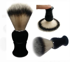Shaving Brush, QSH Synthetic Brush Hair Knot with Pure Black Engineered Imported - Picture 1 of 1