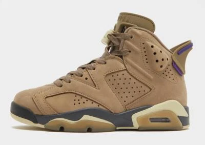 女士耐克 Air Jordan 6 Retro GTX GORE-TEX 棕色海带 ACG Team 金色 FD1643-300 — 第 1/4 张图片