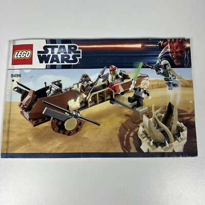 LEGO 9496 Star Wars Desert Skiff Instructions Manual Only Foto 1 de 4