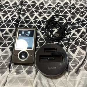 1091 Zune 30 30GB Brown Portable Media Player FM Radio Reset Tested Working - Picture 1 of 11