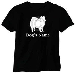 American Eskimo Dog Unisex T-shirt Design S to XL SALE with NAME - Picture 1 of 6