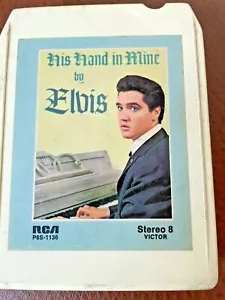 8 Track Tape ELVIS - HIS HAND IN MINE - Imagen 1 de 3