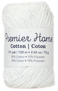 Premier Yarns Home Cotton Yarn - Solid-White, 38-1 - Picture 1 of 1