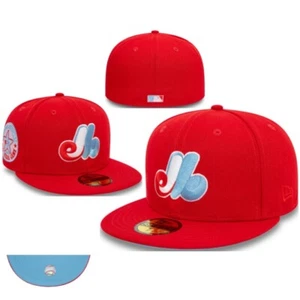 New Montreal Expos Baseball Era Hat 59FIFTY Fitted Hat -5950 - Picture 1 of 7