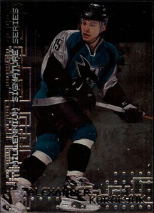1999-00 BAP Millennium Sharks Hockey Card #215 Alexander Korolyuk