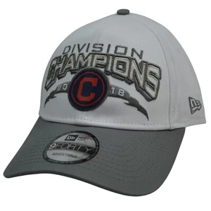 Cleveland Indians New Era 9FORTY MLB Division Champs 2T White & Gray Hat OSFM - Picture 1 of 6