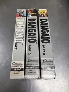 Dangaio VHS Anime Rare Part 1 2 & 3 - Imagen 1 de 11