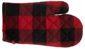 Guante Horno Cocina Estampado Reversible (12") NAVIDAD, ROJO Y NEGRO CUADROS BÚFALO, HL - Imagen 1 de 10