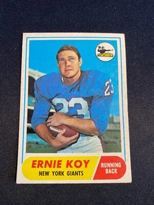 1968 Topps Football #5 Ernie Koy!! ¡ENVÍO DE $1!! - Imagen 1 de 2