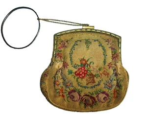 pURSE TAPESTRY BRACELET BC935 STERLING GES GESCH #194338 DRGM a AUSTRIA neocurio - Picture 1 of 14