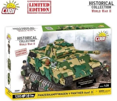 COBI 2599 Panzer V Panther Ausf. D Limited Ediition 1:28 Only 1500 sets made !  - Image 1 of 4