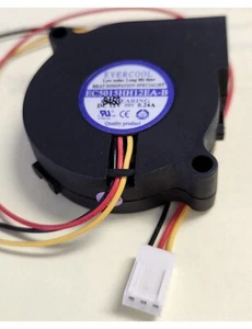 EverCool EC5015HH12EA-B 50x15 mm Ventola soffiatrice a doppia sfera 12 V DC - Foto 1 di 1