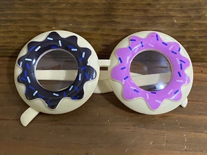 Donuts Shaped Party Glasses Donut Party Sunglasses Fun Party Glasses - Picture 1 of 3