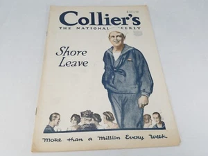 Collier's The National Weekly Magazine Vintage Ads July 20 1918 - Picture 1 of 3