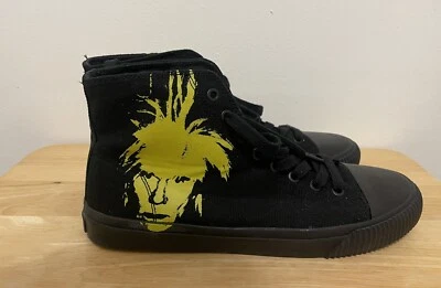 Calvin Klein X Andy Warhol Iconica High Tops Mens 11 Rare Sneakers Shoes Art - Image 1 of 4