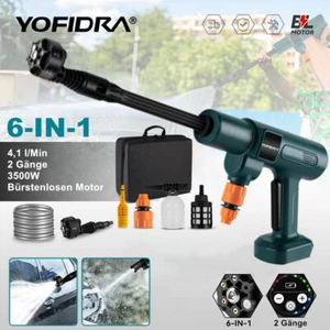 YOFIDRA® Idropulitrice a Batteria Auto Pistola Acqua Irrigazione Giardino Senza Batteria - Foto 1 di 16