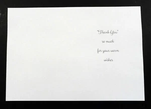 Card Inserts -Assorted "Thank you" Greetings-5" x 7" Cards (Portrait) Pkt 20 - Picture 1 of 5