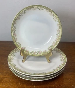Vintage Noritake Japan The Alsace Nippon 3 6.5” Side Plates & 1 5.25” Sauce Bowl - Picture 1 of 9