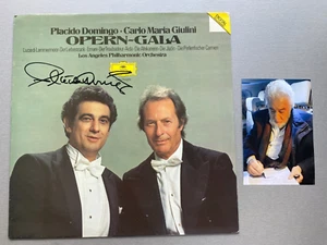 PLACIDO DOMINGO In-person  signed signierte Vinyl/LP  12" Autogramm + Beweisfoto - Imagen 1 de 1