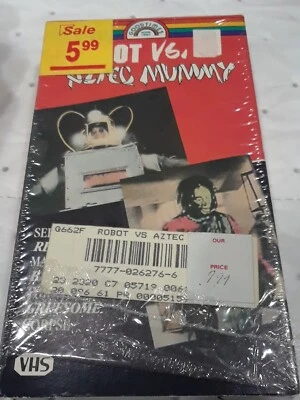 THE ROBOT vs. THE AZTEC MUMMY -  VHS - RAMON GAY B&W b19 - Image 1 of 4