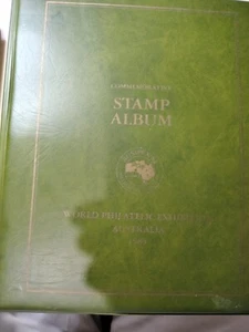 AUSIPEX 1984 Commemorative Stamp Album. 34 Countries, 40 pages Great condition - Picture 1 of 24