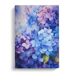 Hydrangea Action Art Canvas Wall Art Print Framed Picture Home Decor Living Room - Picture 1 of 4