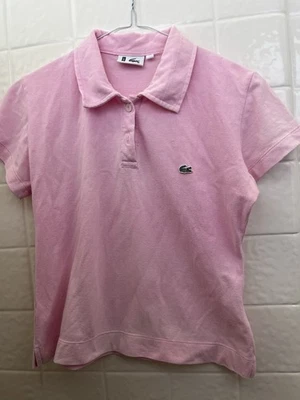 CAMISA POLO TOP FIRMA ALGODÓN ROSA LOGO LACOSTE 38/S Foto 1 de 4