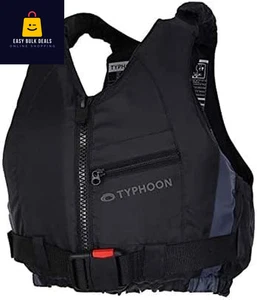 Buoyancy Aid Jacket Vest for Kayak Canoe SUP Paddle Sailing Watersports Black - Picture 1 of 4