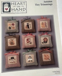 Heart In Hand “Autumn Tiny Trimmings” Cross Stitch Chart Only - Picture 1 of 3